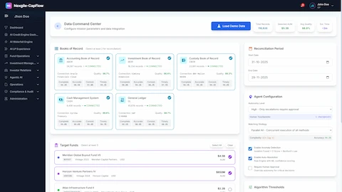 Enterprise Multi-Agent Reconciliation System interface
