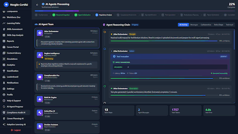 Compliance Audit Intelligence System interface