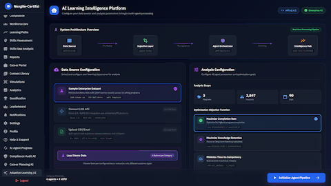 Learning Intelligence Platform interface