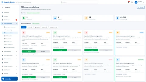 Nexgile Ignite Nexus interface