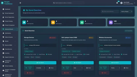 Nexgile TradeNexus interface